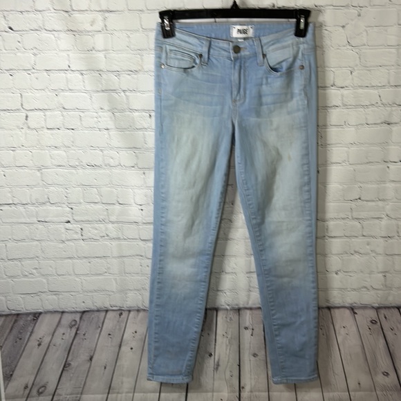 Paige Women's Verdugo Ankle Jeans In light wash Size 28 Revolve - Picture 8 of 8